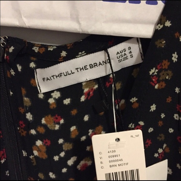 Faithfull the Brand Melia Midi Dress La Contrie - Picture 7 of 8